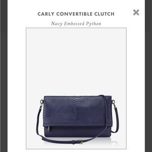Gigi New York the Carly Convertible Clutch NWOT
